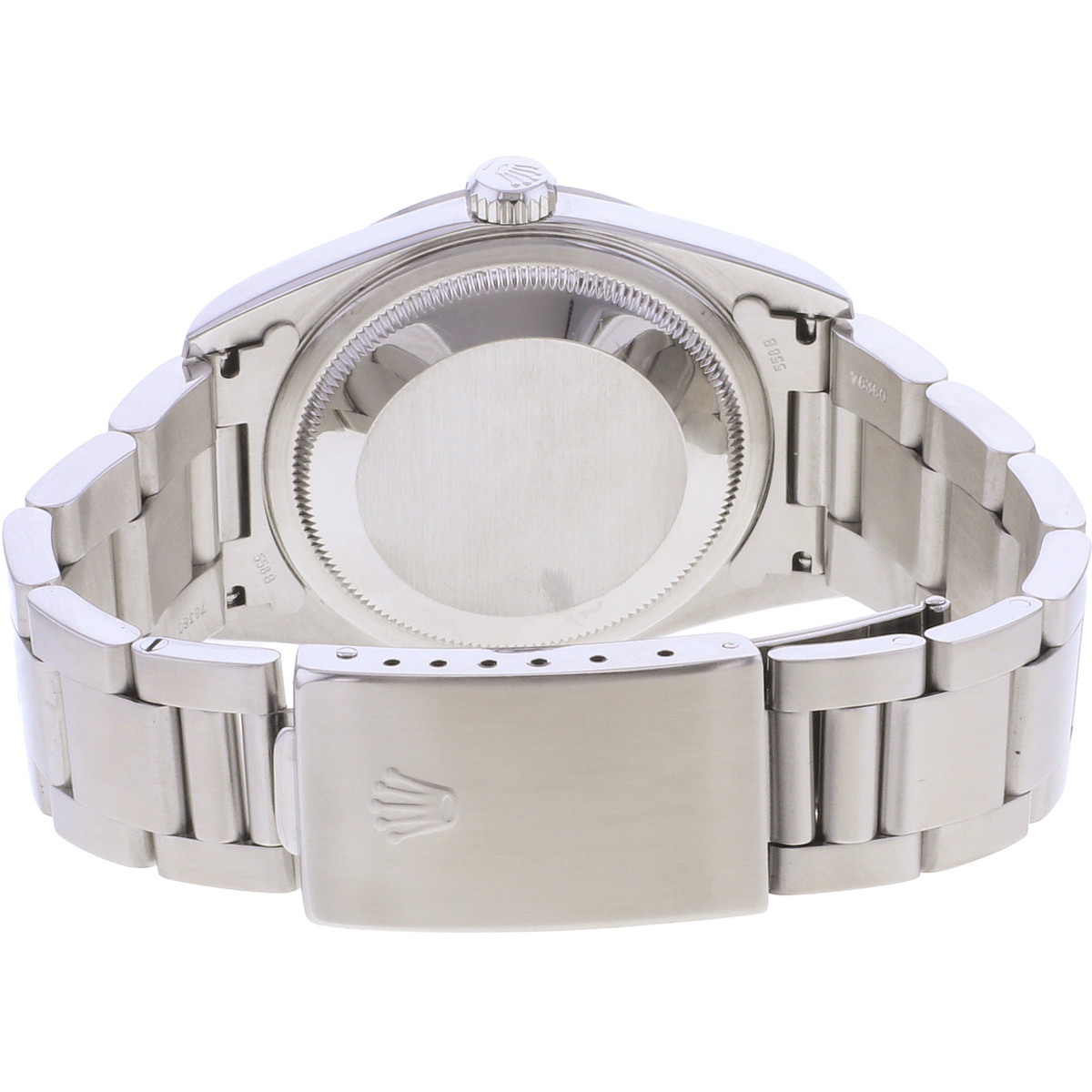 Montre d'occasion ROLEX DateJust 36 mixte mouvement automatique certifié (cosc) bracelet acier - vue 3