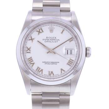 Montre d'occasion ROLEX DateJust 36 mixte mouvement automatique certifié (cosc) bracelet acier