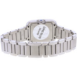 Montre d'occasion CARTIER Tank Anglaise femme quartz bracelet acier - vue 3
