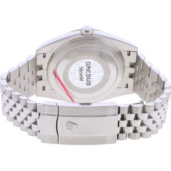 Montre d'occasion ROLEX DateJust 41 homme mouvement automatique certifié (cosc) bracelet acier