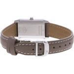 Montre d'occasion JAEGER LECOULTRE Reverso Lady femme quartz bracelet cuir - vue 3