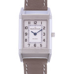 Montre d'occasion JAEGER LECOULTRE Reverso Lady femme quartz bracelet cuir - vue D1