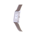 Montre d'occasion JAEGER LECOULTRE Reverso Lady femme quartz bracelet cuir - vue D2