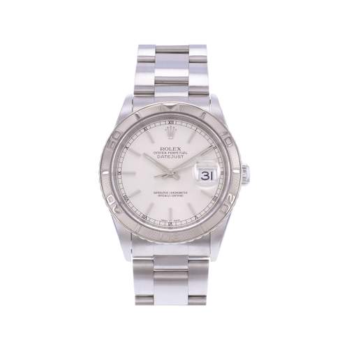 Montre d'occasion ROLEX DateJust Turn-O-Graph homme mouvement automatique certifié (cosc) bracelet acier