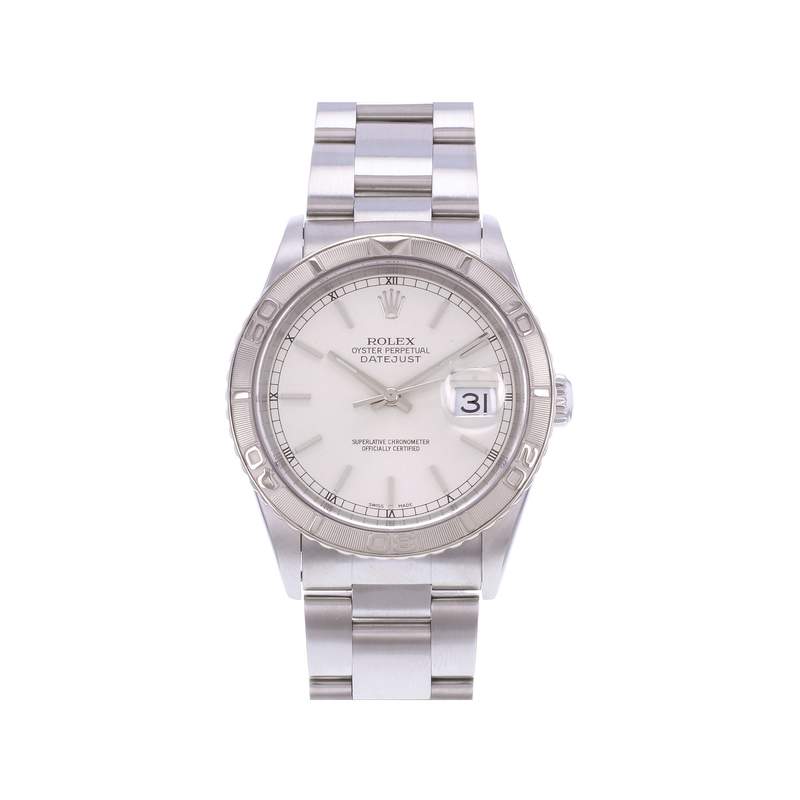 Montre d'occasion ROLEX DateJust Turn-O-Graph homme mouvement automatique certifié (cosc) bracelet acier - vue 1