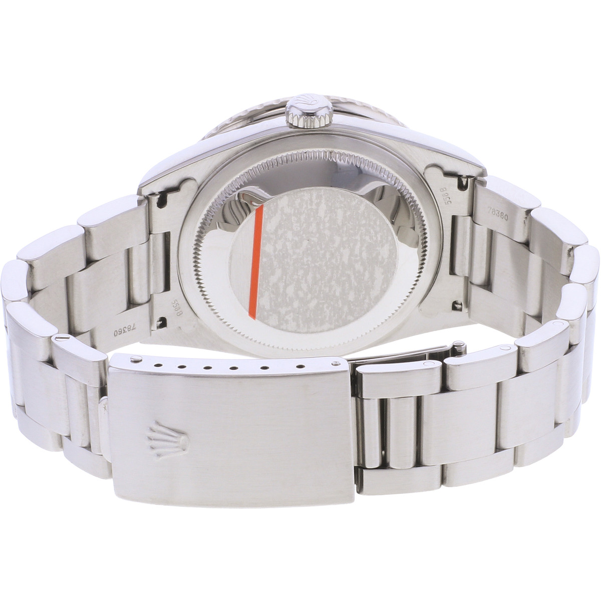 Montre d'occasion ROLEX DateJust Turn-O-Graph homme mouvement automatique certifié (cosc) bracelet acier - vue 3