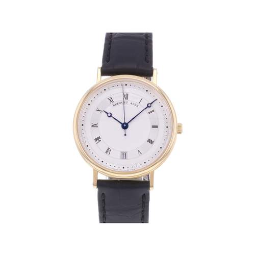 Montre d'occasion BREGUET Classique homme automatique bracelet cuir d'origine