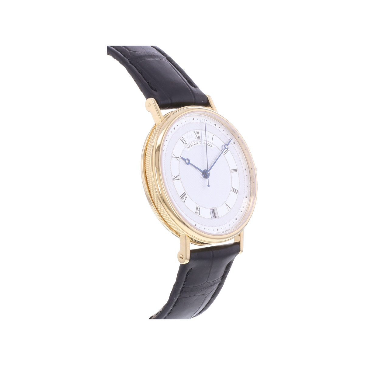 Montre d'occasion BREGUET Classique homme automatique bracelet cuir d'origine - vue 2