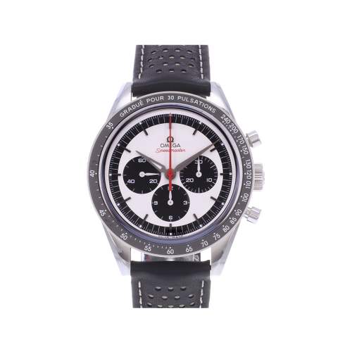 Montre d'occasion OMEGA Speedmaster CK2998 Edition limitée homme mécanique bracelet cuir d'origine