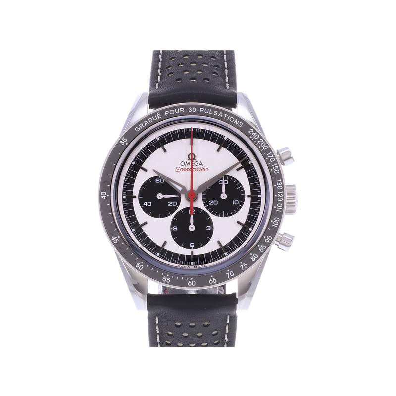 Montre d'occasion OMEGA Speedmaster CK2998 Edition limitée homme mécanique bracelet cuir d'origine - vue 1