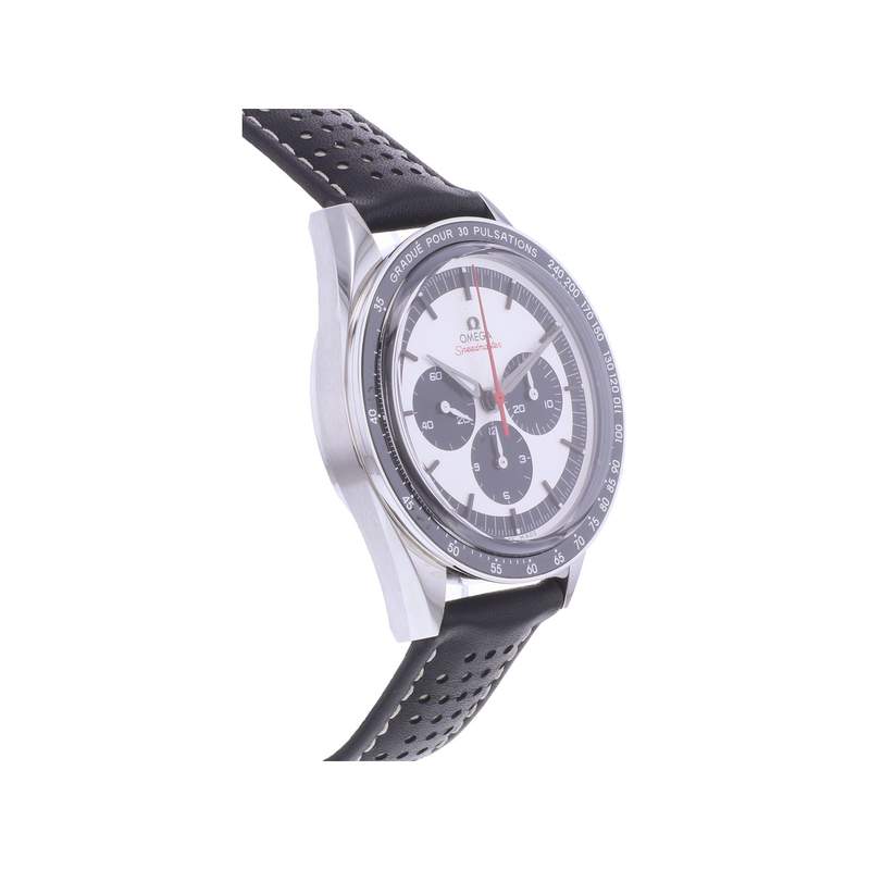 Montre d'occasion OMEGA Speedmaster CK2998 Edition limitée homme mécanique bracelet cuir d'origine - vue 2