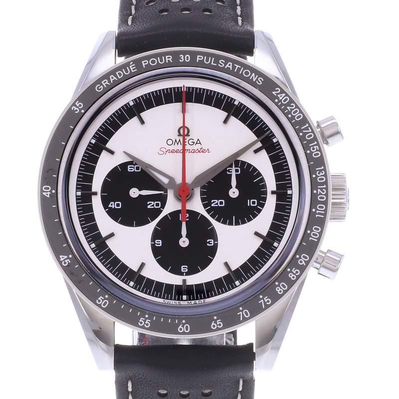 Montre d'occasion OMEGA Speedmaster CK2998 Edition limitée homme mécanique bracelet cuir d'origine - vue D1