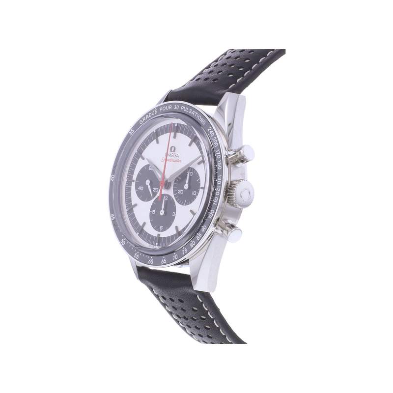 Montre d'occasion OMEGA Speedmaster CK2998 Edition limitée homme mécanique bracelet cuir d'origine - vue D2