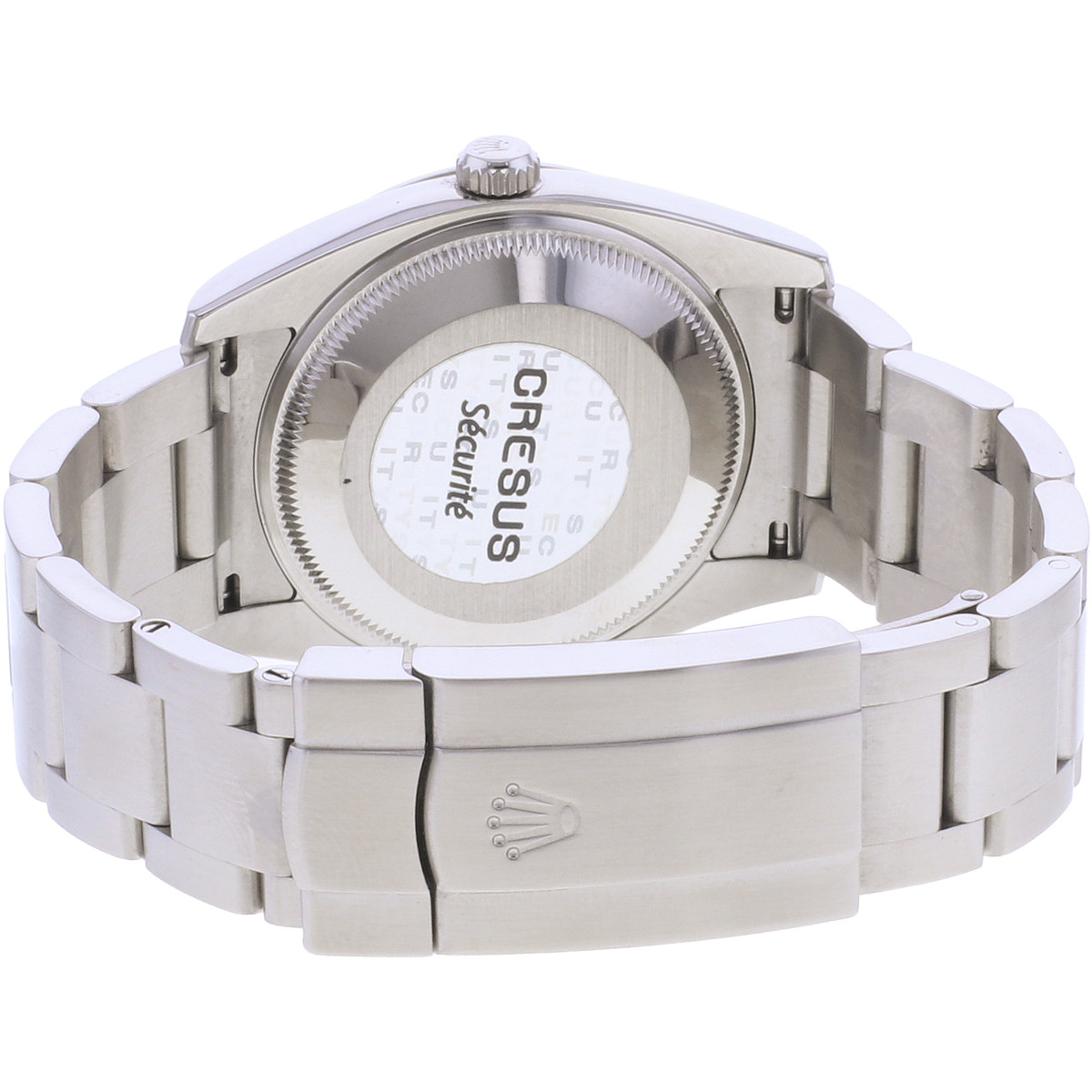 Montre d'occasion ROLEX Air King mixte mouvement automatique certifié (cosc) bracelet acier - vue 3