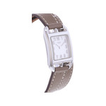 Montre d'occasion HERMES Cape Cod femme quartz bracelet cuir d'origine - vue 2