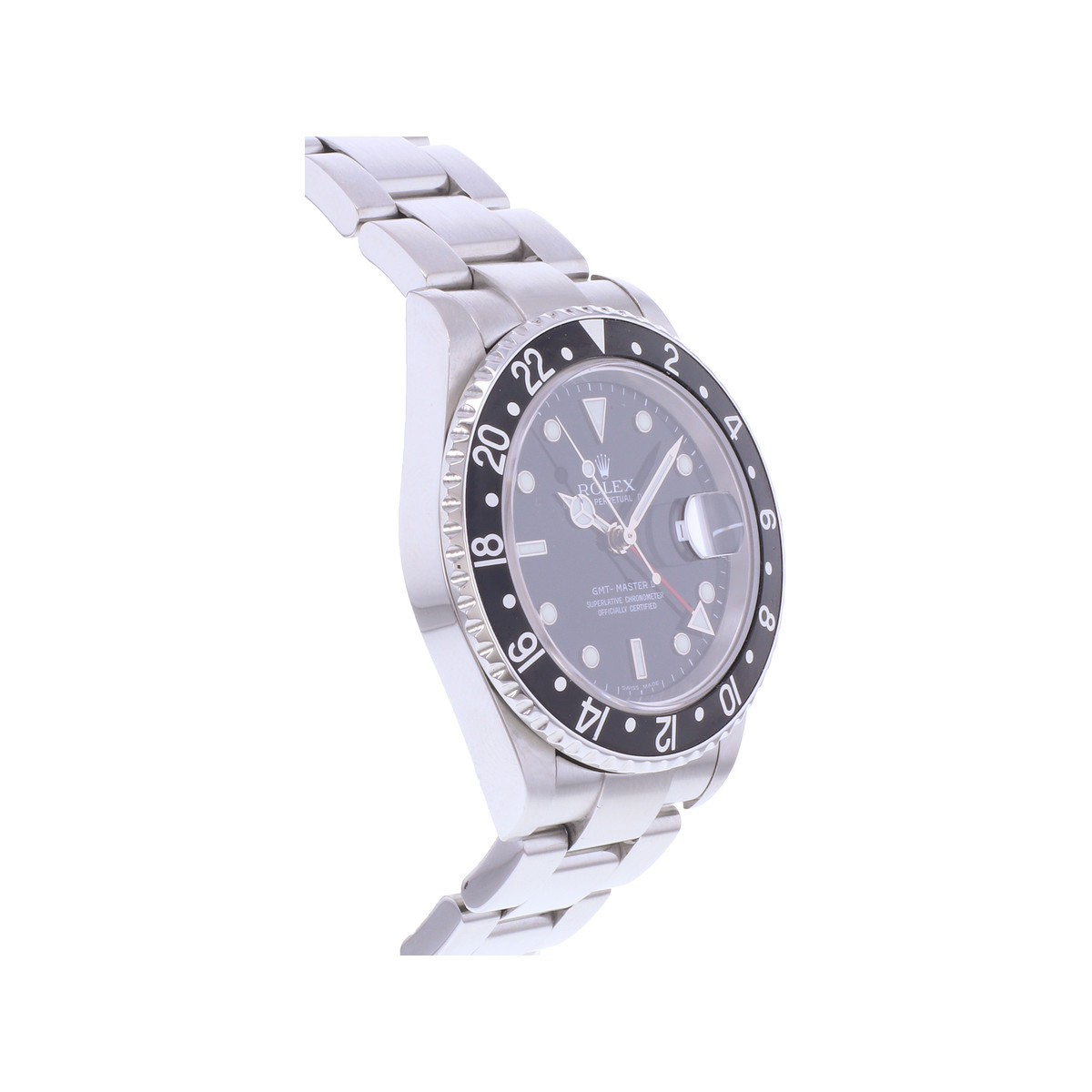 Montre d'occasion ROLEX GMT-Master II homme mouvement automatique certifié (cosc) bracelet acier - vue 2