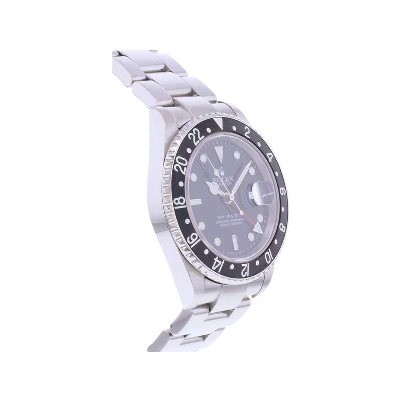 Montre d'occasion ROLEX GMT-Master II homme mouvement automatique certifié (cosc) bracelet acier - vue 2