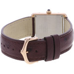 Montre d'occasion CARTIER Tank Solo mixte quartz bracelet cuir - vue 3