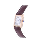Montre d'occasion CARTIER Tank Solo mixte quartz bracelet cuir - vue D2