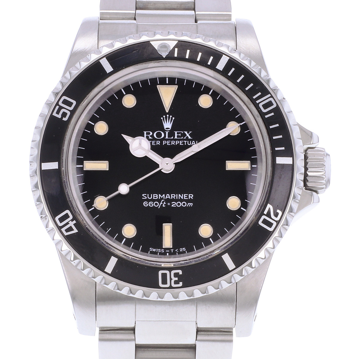 Montre d'occasion ROLEX Submariner Vintage homme automatique bracelet acier - vue D1