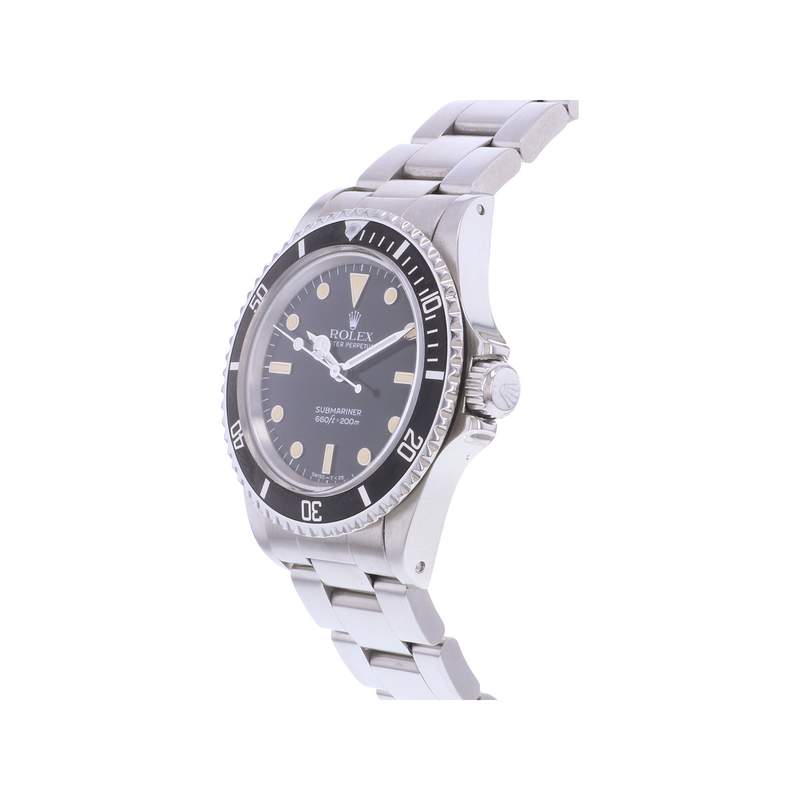 Montre d'occasion ROLEX Submariner Vintage homme automatique bracelet acier - vue D2