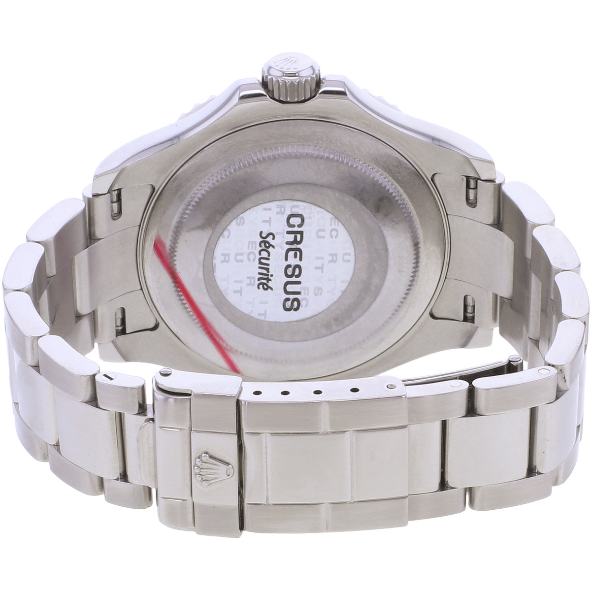 Montre d'occasion ROLEX Yacht-Master homme mouvement automatique certifié (cosc) bracelet acier - vue 3