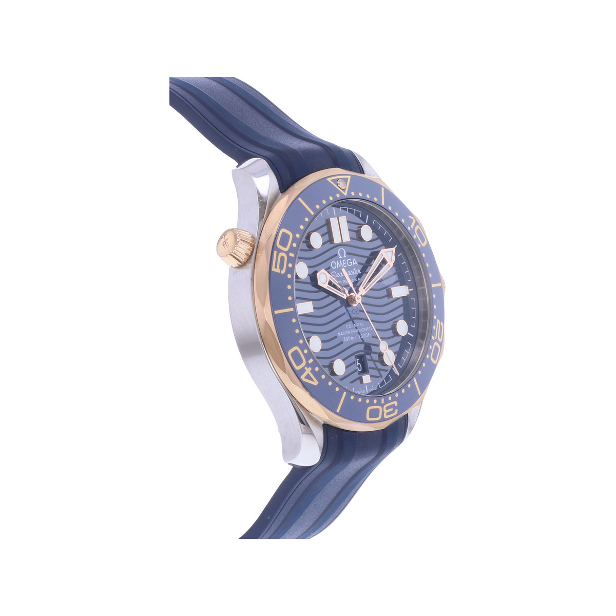 Montre d'occasion OMEGA Seamaster 300 Diver Co-Axial Chronometer homme mouvement automatique certifié (cosc) bracelet caoutchouc - vue 2