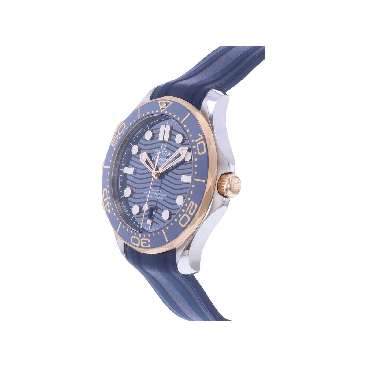 Montre d'occasion OMEGA Seamaster 300 Diver Co-Axial Chronometer homme mouvement automatique certifié (cosc) bracelet caoutchouc - vue D2