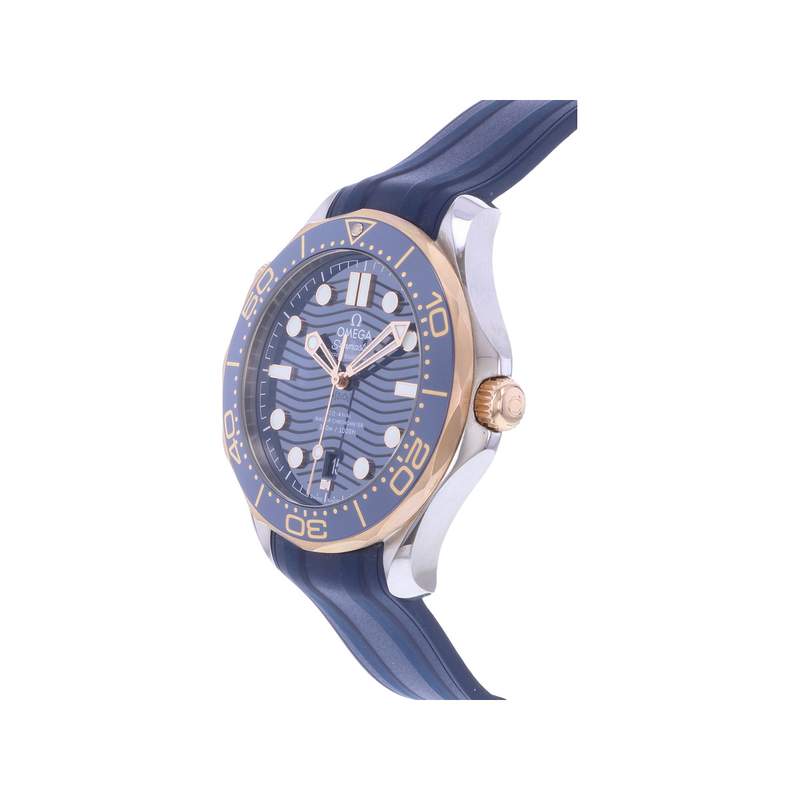 Montre d'occasion OMEGA Seamaster 300 Diver Co-Axial Chronometer homme mouvement automatique certifié (cosc) bracelet caoutchouc - vue D2