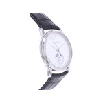 Montre d'occasion JAEGER LECOULTRE Master Ultra Thin Moonphase homme automatique bracelet cuir cresus - vue 2