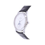 Montre d'occasion JAEGER LECOULTRE Master Ultra Thin Moonphase homme automatique bracelet cuir cresus - vue D2