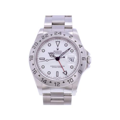 Montre d'occasion ROLEX Explorer II homme mouvement automatique certifié (cosc) bracelet acier