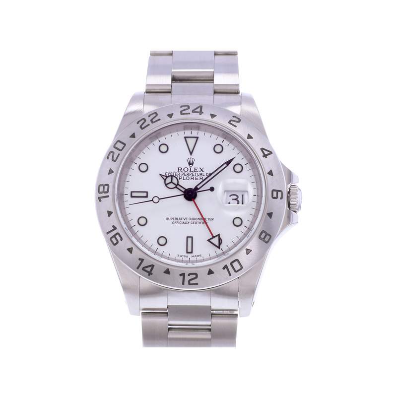 Montre d'occasion ROLEX Explorer II homme mouvement automatique certifié (cosc) bracelet acier - vue 1