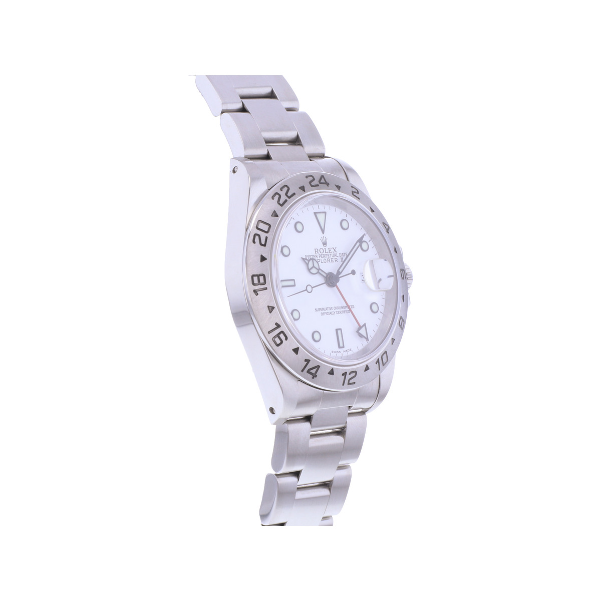 Montre d'occasion ROLEX Explorer II homme mouvement automatique certifié (cosc) bracelet acier - vue 2