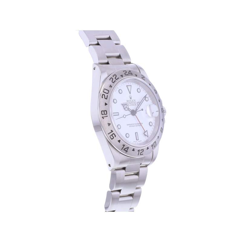 Montre d'occasion ROLEX Explorer II homme mouvement automatique certifié (cosc) bracelet acier - vue 2