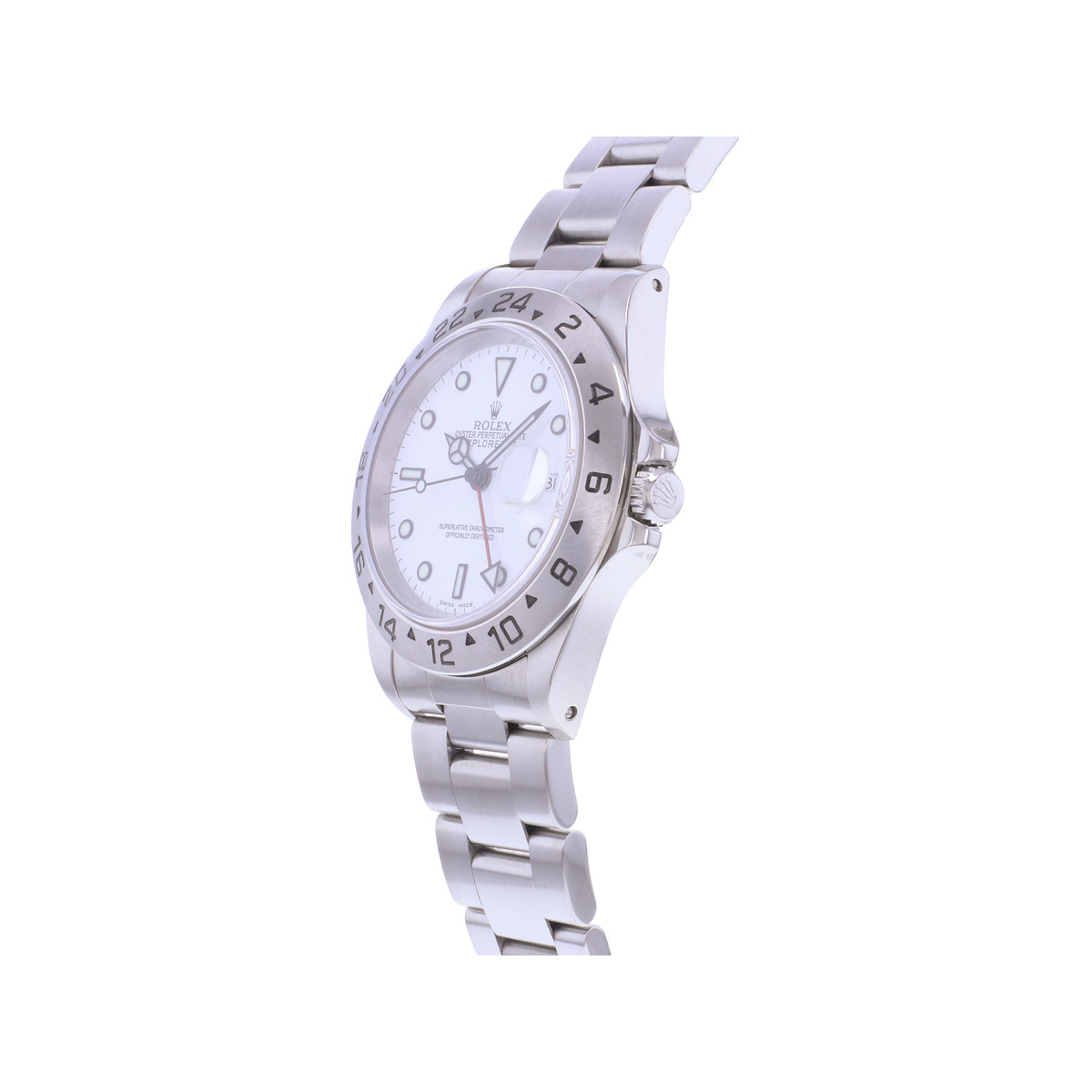 Montre d'occasion ROLEX Explorer II homme mouvement automatique certifié (cosc) bracelet acier - vue D2