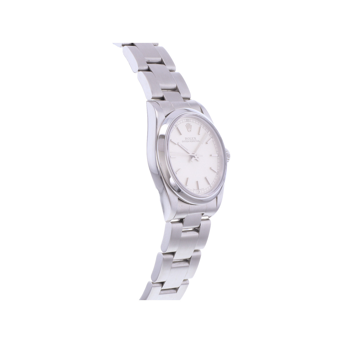 Montre d'occasion ROLEX Oyster Perpetual Medium femme automatique bracelet acier - vue 2