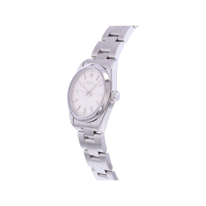 Montre d'occasion ROLEX Oyster Perpetual Medium femme automatique bracelet acier - vue D2