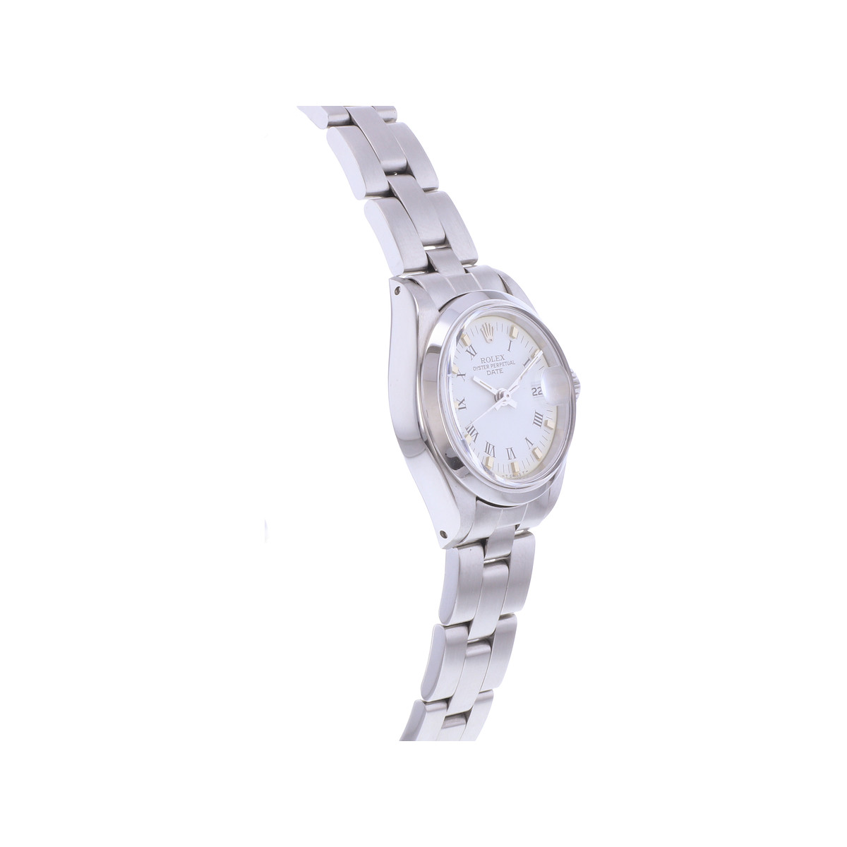Montre d'occasion ROLEX Oyster Perpetual Date Lady femme automatique bracelet acier - vue 2