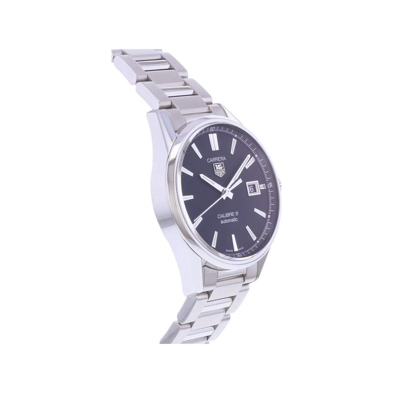 Montre d'occasion TAG HEUER Carrera Calibre 5 homme automatique bracelet acier - vue 2