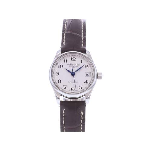 Pre-owned LONGINES Master Collection Women's Automatic Watch with Cresus Leather Strap