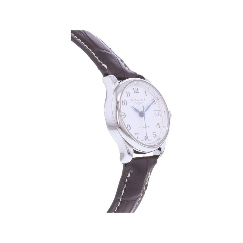 Montre d'occasion LONGINES Master Collection femme automatique bracelet cuir cresus - vue 2