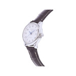 Montre d'occasion LONGINES Master Collection femme automatique bracelet cuir cresus - vue D2