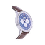 Montre d'occasion BREITLING Navitimer B01 Chronograph homme mouvement automatique certifié (cosc) bracelet cuir cresus - vue 2