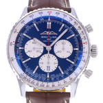 Montre d'occasion BREITLING Navitimer B01 Chronograph homme mouvement automatique certifié (cosc) bracelet cuir cresus - vue D1