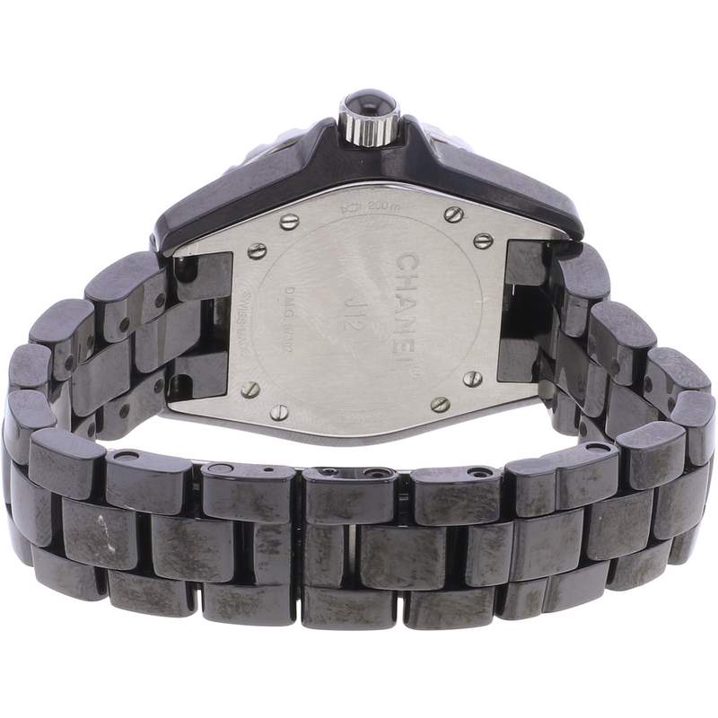 Montre d'occasion CHANEL J12 33 mm Emeraude femme quartz bracelet céramique - vue 3