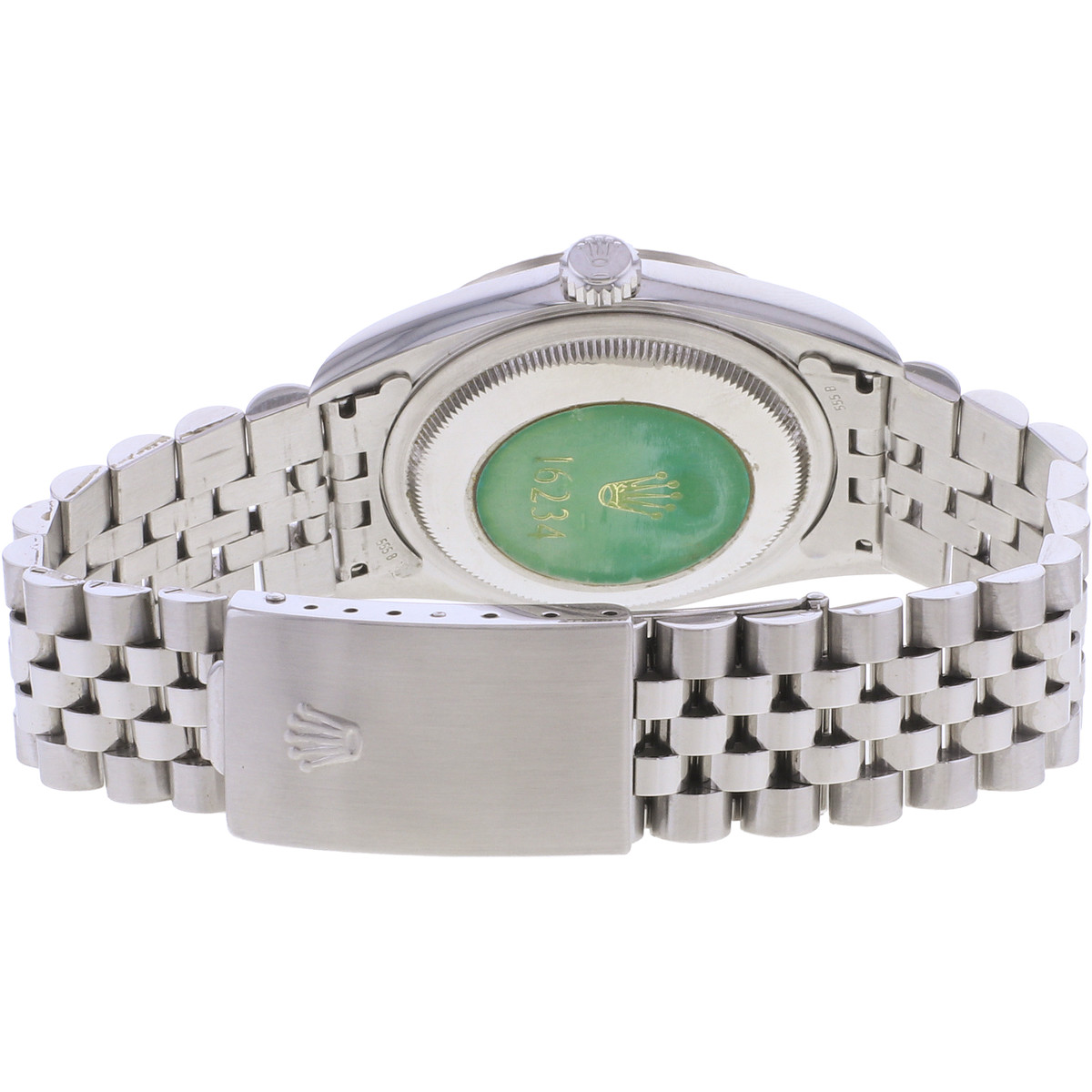 Montre d'occasion ROLEX DateJust 36 homme mouvement automatique certifié (cosc) bracelet acier - vue 3