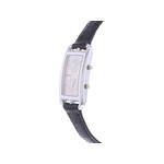 Montre d'occasion HERMES Cape Cod Dual Time femme quartz bracelet cuir cresus - vue D2
