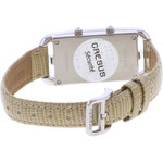 Montre d'occasion HERMES Cape Cod Dual Time femme quartz bracelet cuir - vue 3