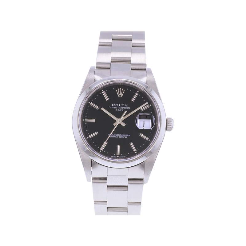 Montre d'occasion ROLEX Date mixte mouvement automatique certifié (cosc) bracelet acier - vue 1